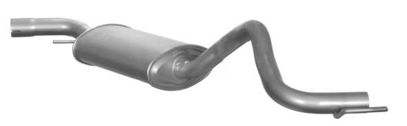 Средний глушитель выхлопных газов