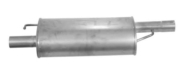 Средний глушитель выхлопных газов