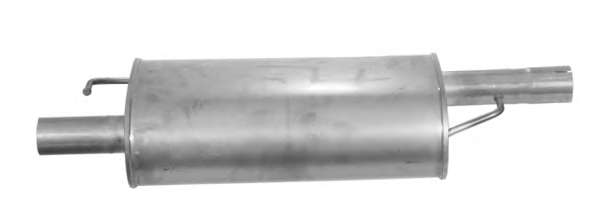 Средний глушитель выхлопных газов