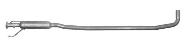 Средний глушитель выхлопных газов