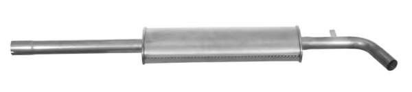 Средний глушитель выхлопных газов