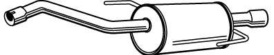 Глушитель выхлопных газов конечный