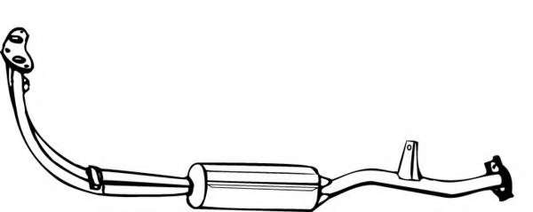 Предглушитель выхлопных газов