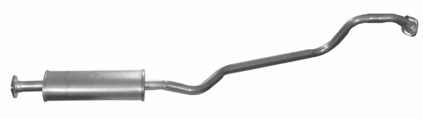 Средний глушитель выхлопных газов