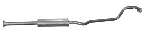 Средний глушитель выхлопных газов