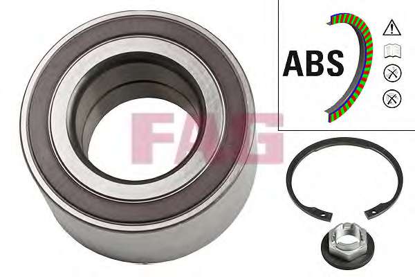 Підшипник маточини (передньої) Ford Connect 02- (+ABS)