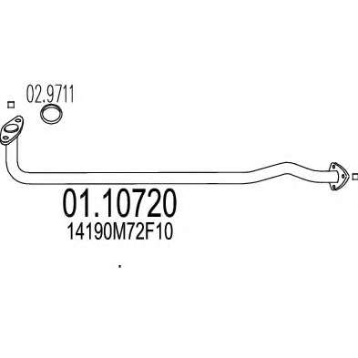 Труба выхлопного газа