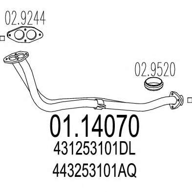 Труба выхлопного газа
