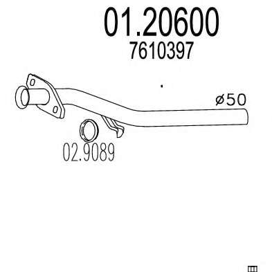 Труба выхлопного газа