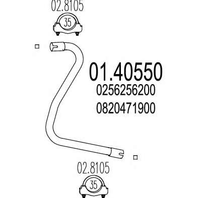Труба выхлопного газа