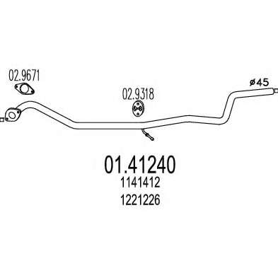 Труба выхлопного газа
