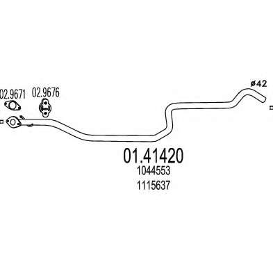 Труба выхлопного газа
