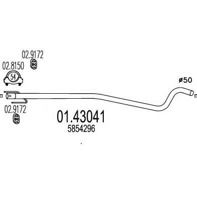 Труба выхлопного газа