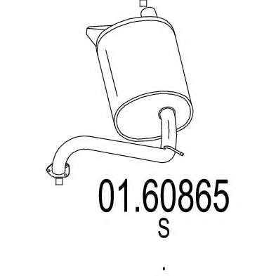 Глушитель выхлопных газов конечный