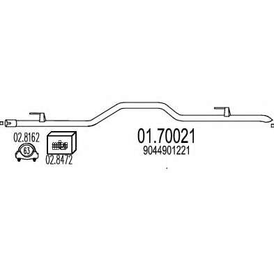 Труба выхлопного газа