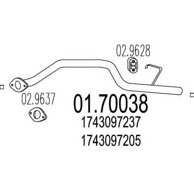 Труба выхлопного газа