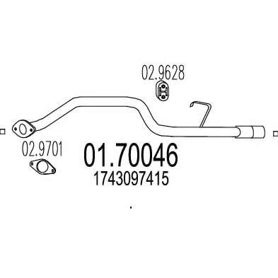 Труба выхлопного газа