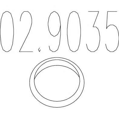 Уплотнительное кольцо, труба выхлопного газа