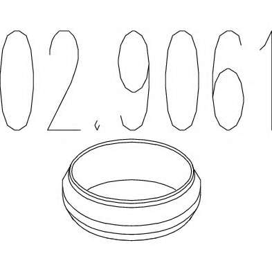 Уплотнительное кольцо, труба выхлопного газа