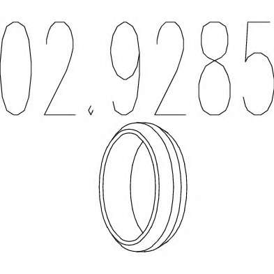 Уплотнительное кольцо, труба выхлопного газа