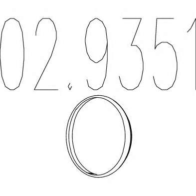 Прокладка, труба выхлопного газа