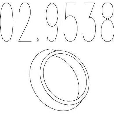 Уплотнительное кольцо, труба выхлопного газа