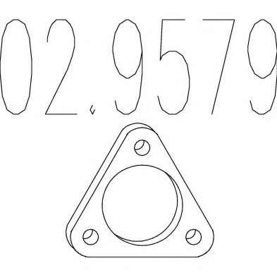 Прокладка, труба выхлопного газа