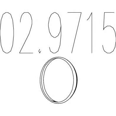 Прокладка, труба выхлопного газа