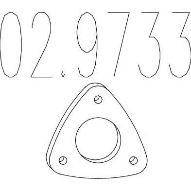 Прокладка, труба выхлопного газа