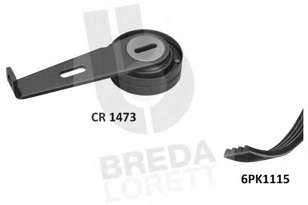 Поликлиновой ременный комплект