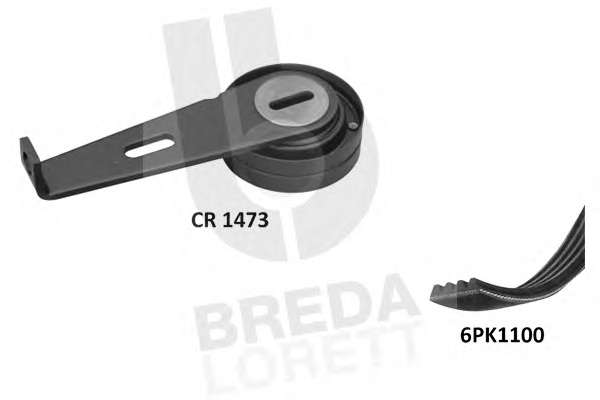 Поликлиновой ременный комплект