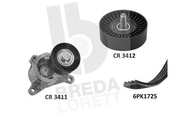 Поликлиновой ременный комплект