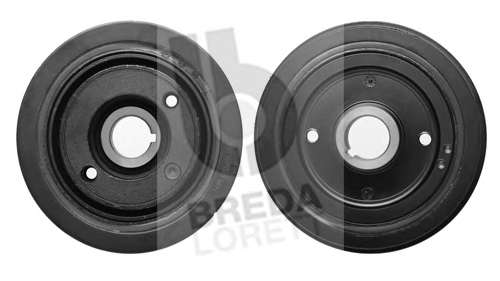 Ременный шкив, коленчатый вал