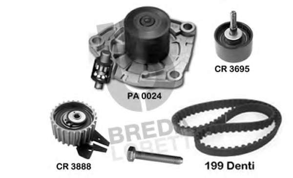 Водяной насос + комплект зубчатого ремня