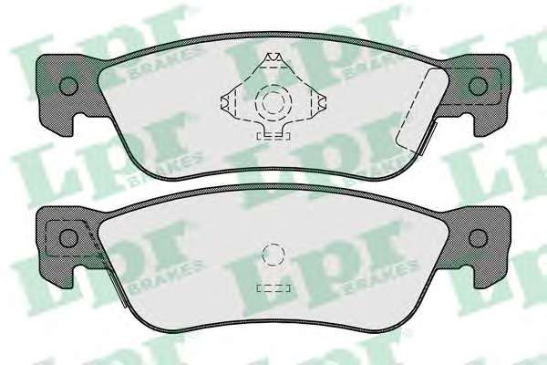 Комплект тормозных колодок, дисковый тормоз