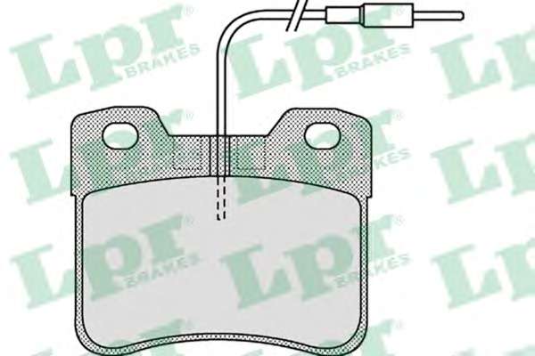 Комплект тормозных колодок, дисковый тормоз