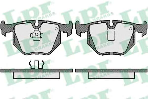 Комплект тормозных колодок, дисковый тормоз