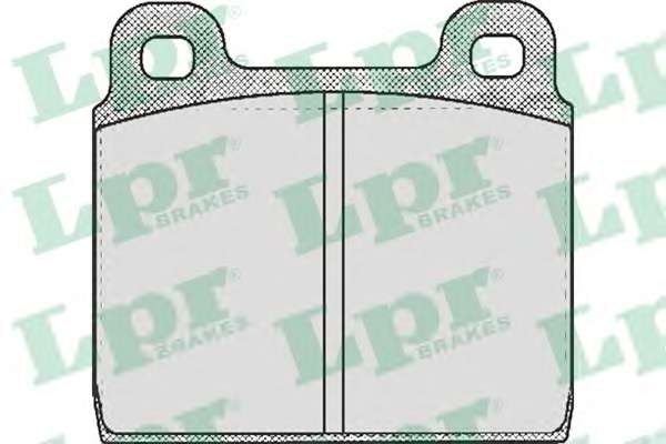 Комплект тормозных колодок, дисковый тормоз