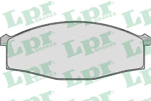 Комплект тормозных колодок, дисковый тормоз