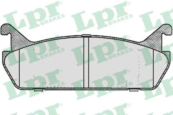 Комплект тормозных колодок, дисковый тормоз