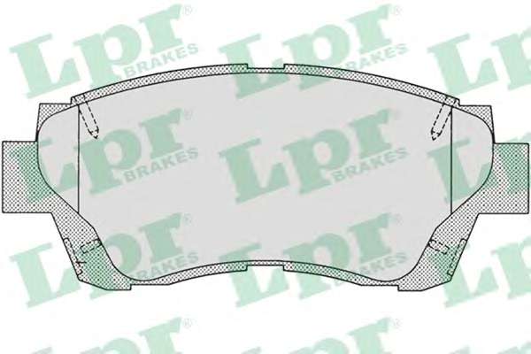 Комплект тормозных колодок, дисковый тормоз