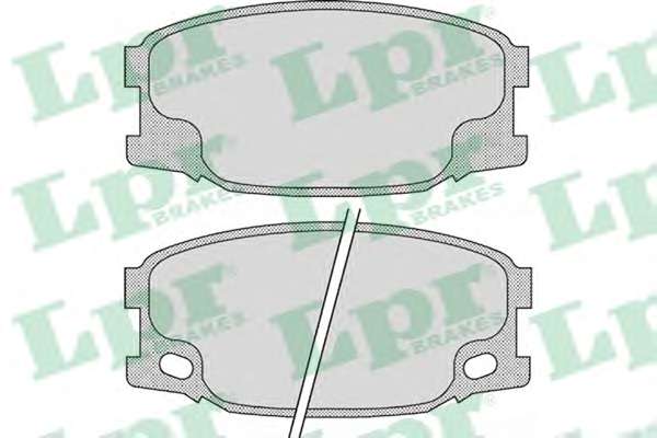 Комплект тормозных колодок, дисковый тормоз