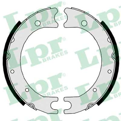 Комплект тормозных колодок, стояночная тормозная система