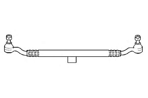 Поперечная рулевая тяга