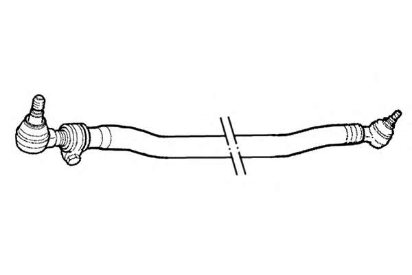 Поперечная рулевая тяга