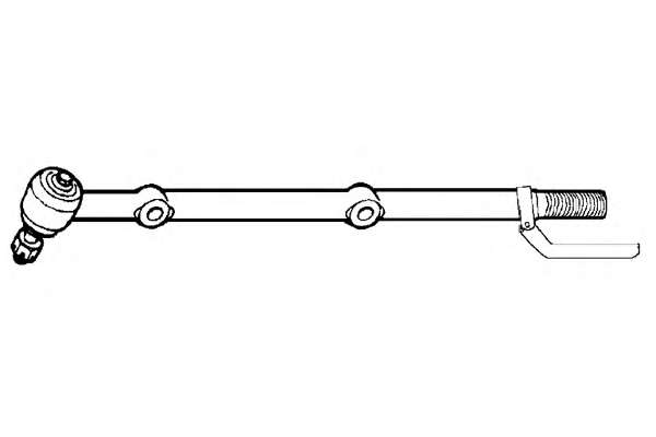 Поперечная рулевая тяга