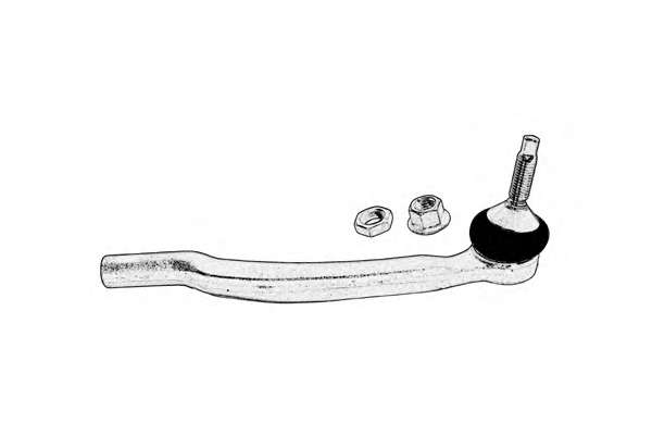 Наконечник поперечной рулевой тяги