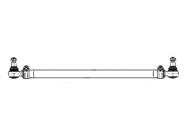 Поперечная рулевая тяга