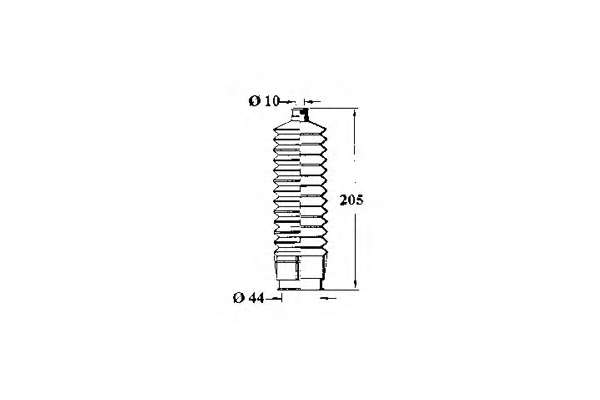 Комплект пылника, рулевое управление
