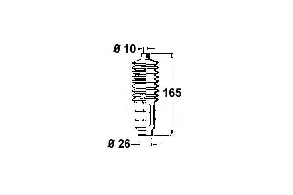 Пыльник, рулевое управление